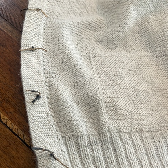 Fotrama 100% Alpaca Wool Bolivia button front knitted beige sweater cardigan M - Picture 15 of 16